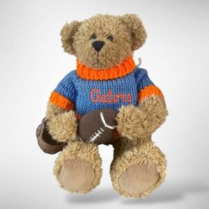 Florida Gators Ridgewood Plush Teddy Bear Football Stuffed Blue Orange